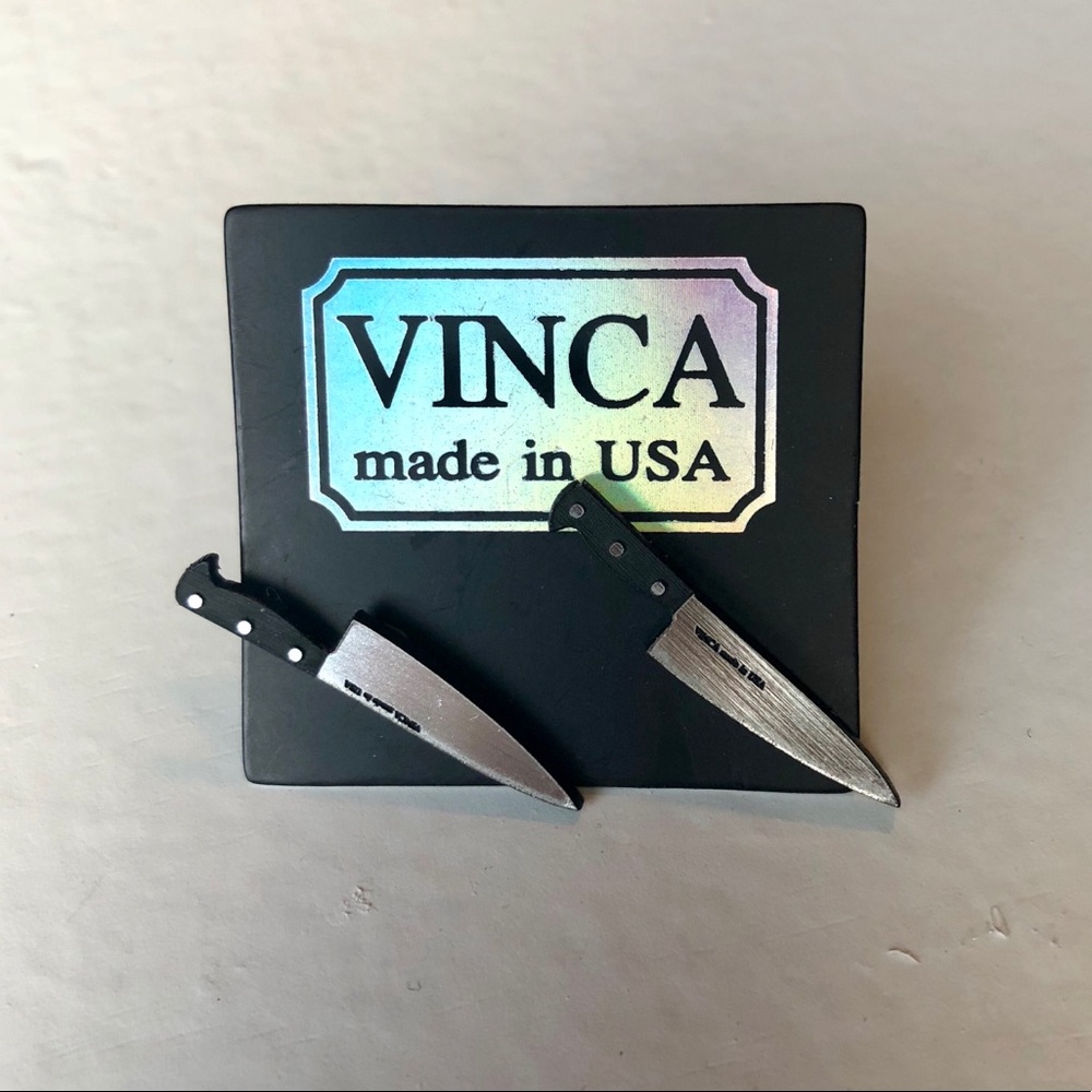 🔪Vinca Mini Chef's Knife Earrings🔪